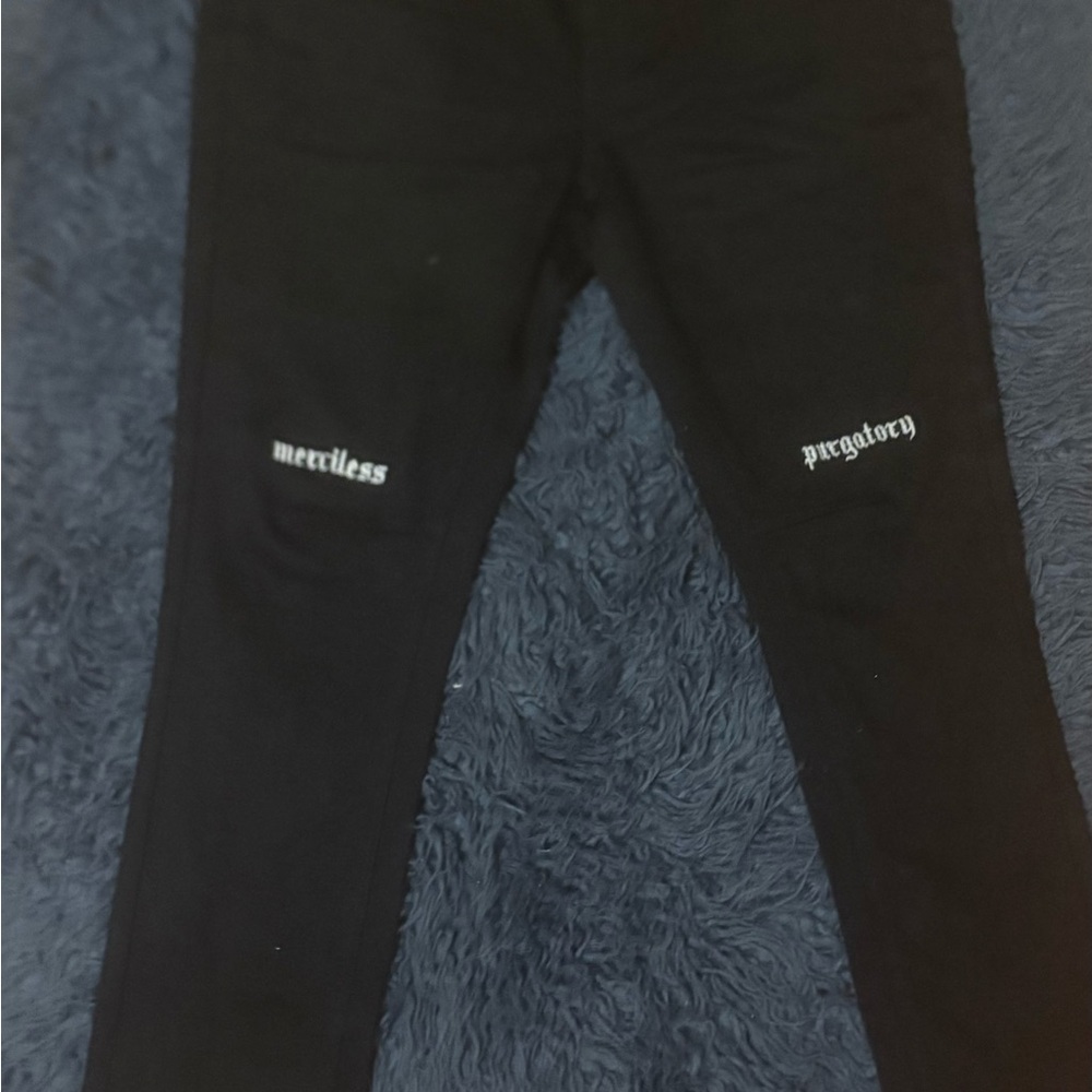 RtA Black Text Detail Leggings